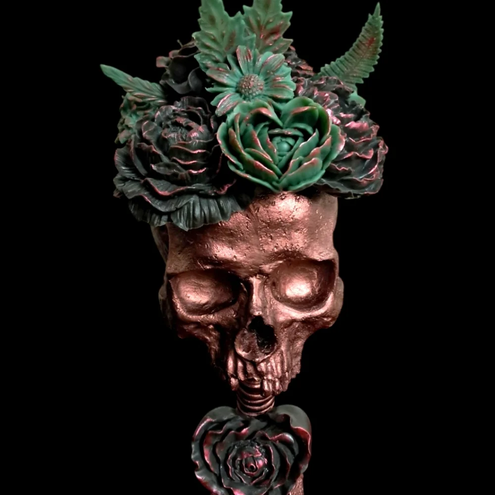 Sold!! 😁Hand Crafted, Resin Flores Cranii Goats Milk Soap Arrangement. - Picture 4 of 6